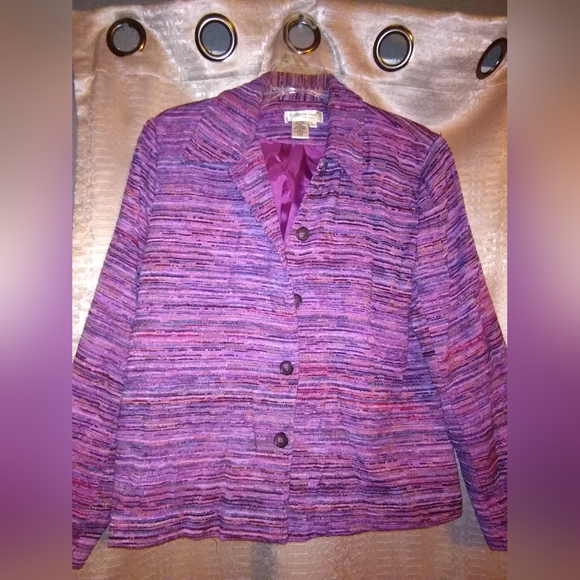 Beautiful Fall Blazer From Coldwater Creek - Picture 2 of 4